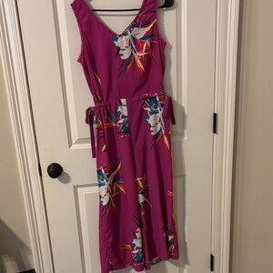 Jasmine & Ginger Pink Floral Jumpsuit